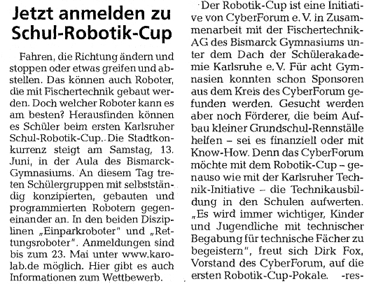 Stadtzeitung (Amptsblatt Karlsruhe) vom 30.04.2015, S. 4